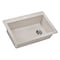 Ruvati 33"x22" Dual-Mnt Granite Composite Sgl Bowl Kitchen Sink, Caribbean Snd RVG1033CS - alternate 5